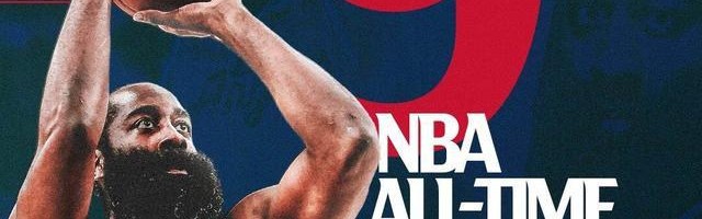 九游网-生涯里程碑！哈登超越奥尼尔升至历史得分榜第九