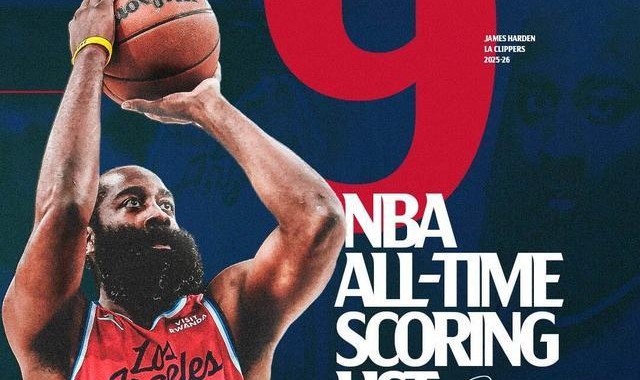 九游网-生涯里程碑！哈登超越奥尼尔升至历史得分榜第九